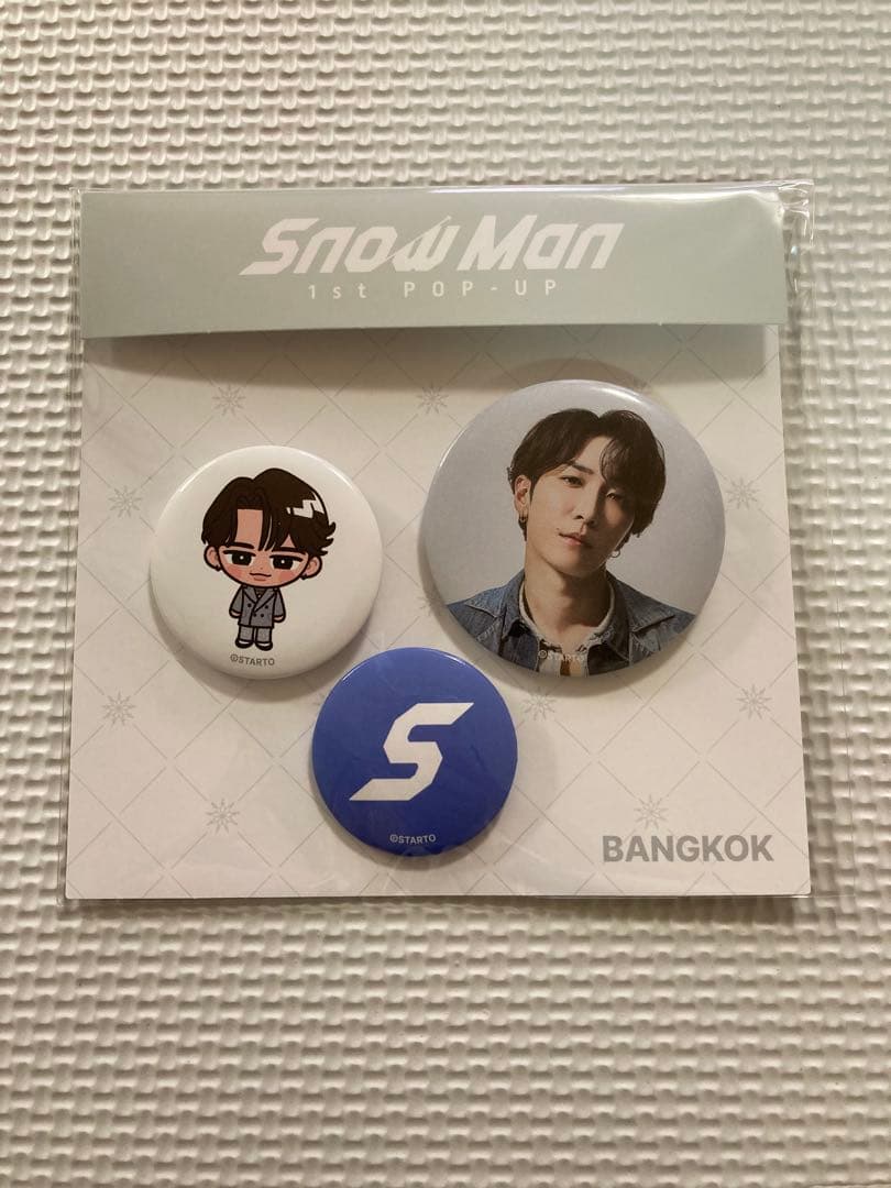 【Man】popupバンコク限定 缶バッジセット7人セット