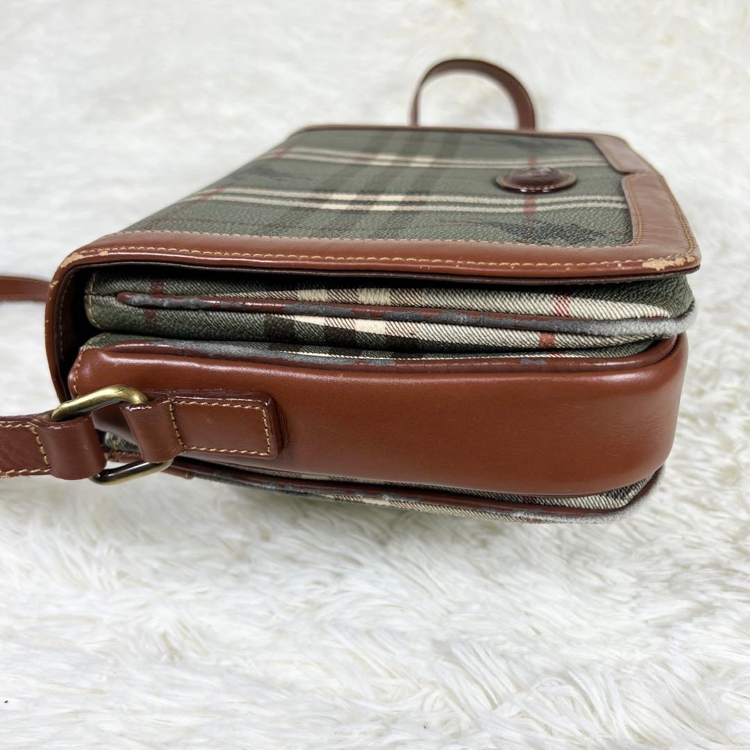 バーバリー ショルダーバッグ ノバチェック シャドーホース ヴィンテージ