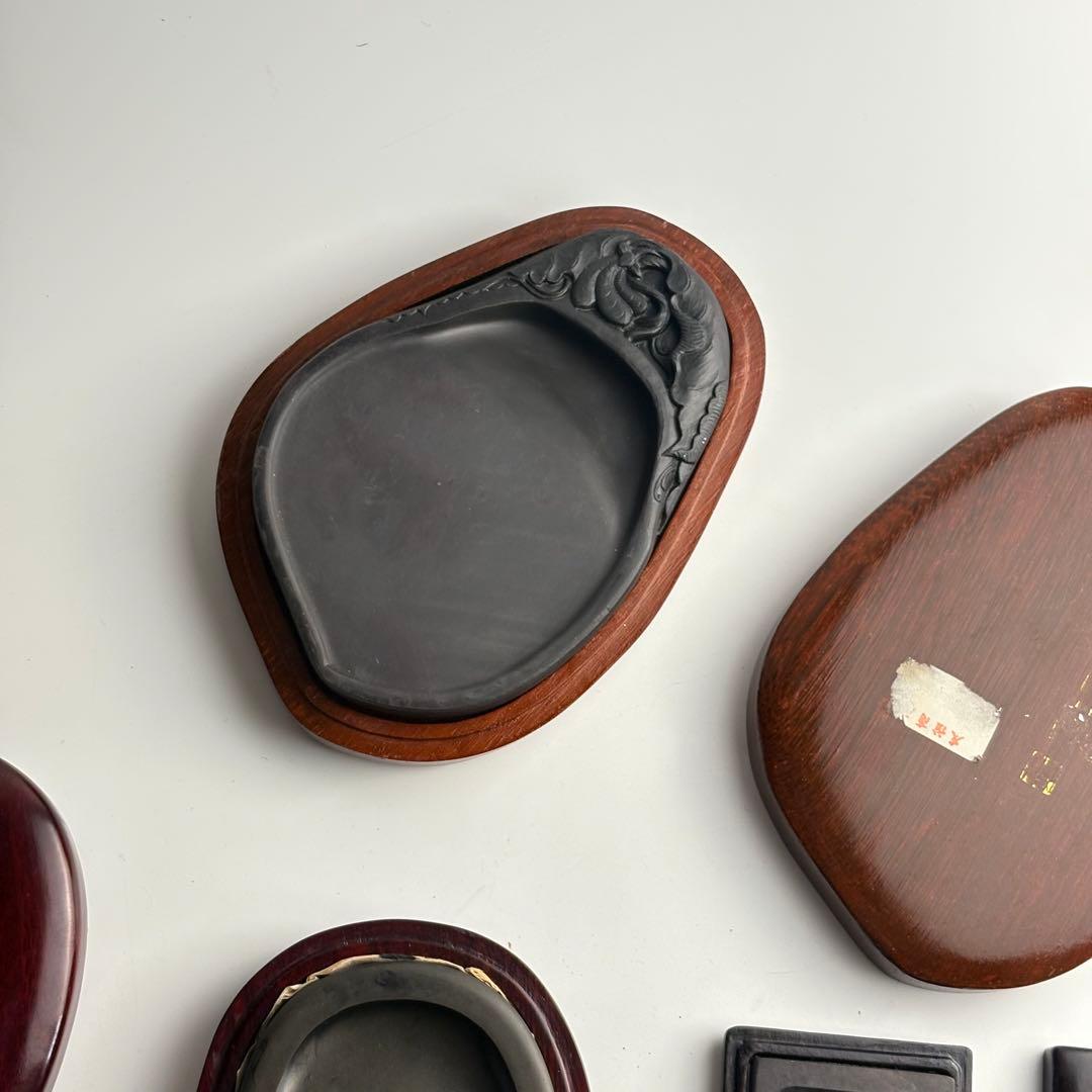 書道具 中国 硯 すずり 5点 まとめて