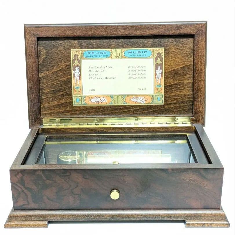 チョコミント リュージュ REUGE 50弁 4曲 スイス製 オルゴール