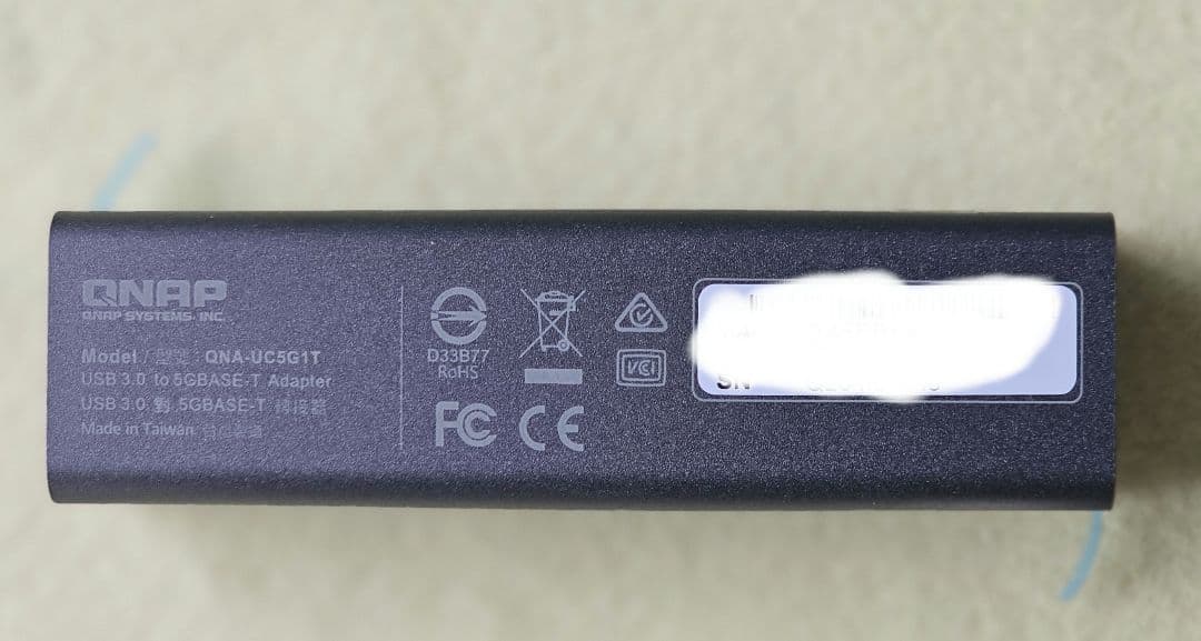 QNAP ネットワークアダプター QNA-UC5G1T