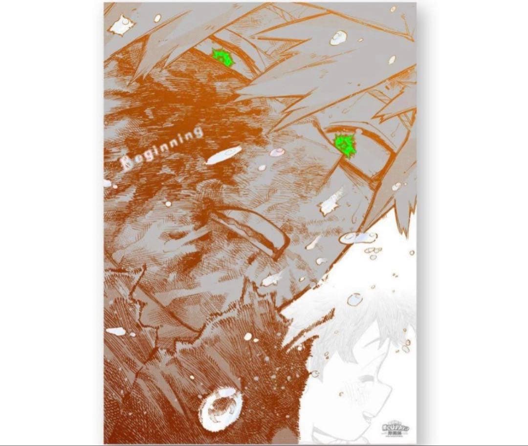 僕のヒーローアカデミア原画展A2アートポスターThe Beginning