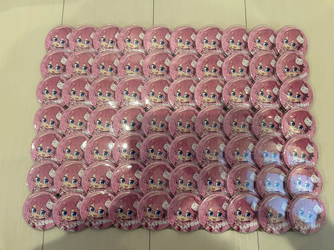 さとみくん缶バッジ2022年 Summer ver.!!A3痛バッグ黒