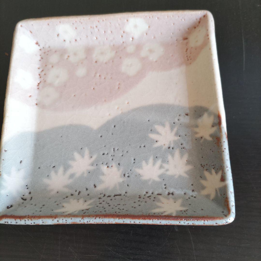 志野角皿5枚