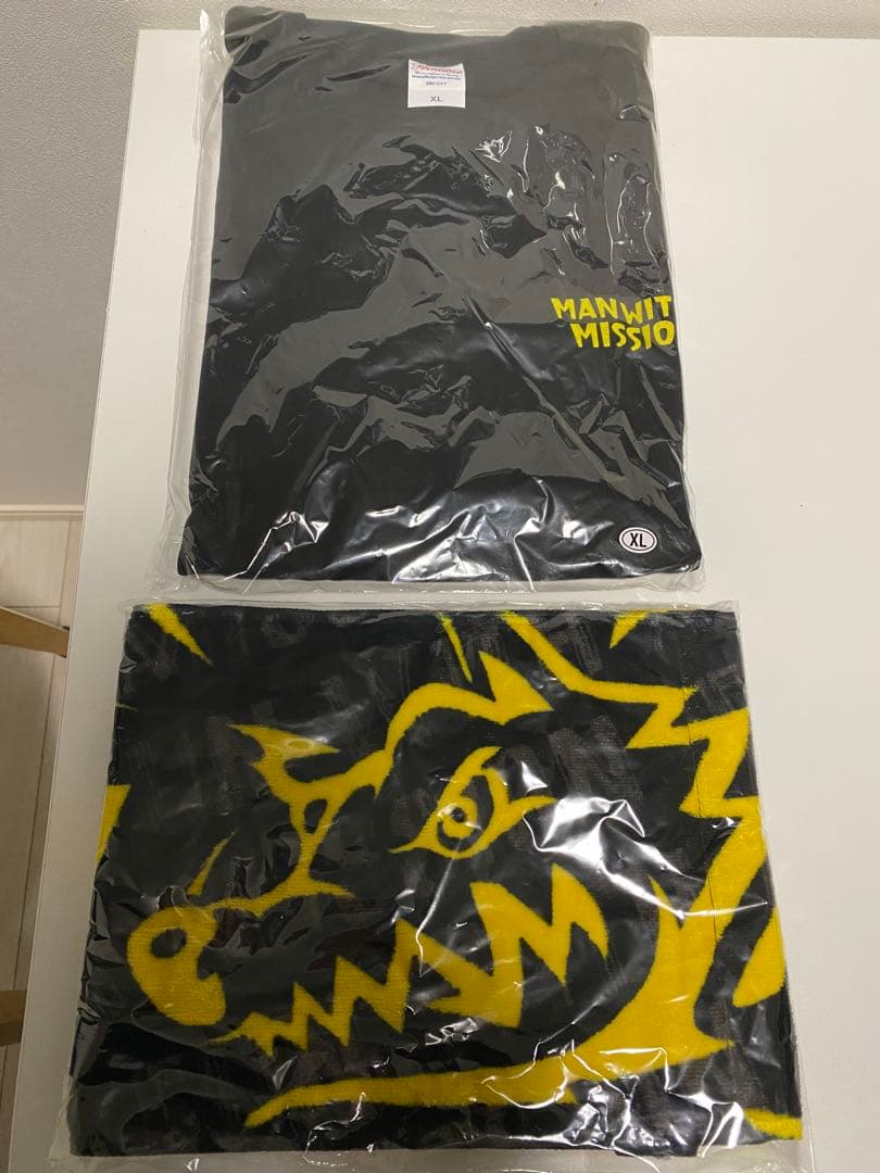 FWAMロゴTシャツ(ブラック) XLサイズ タオル