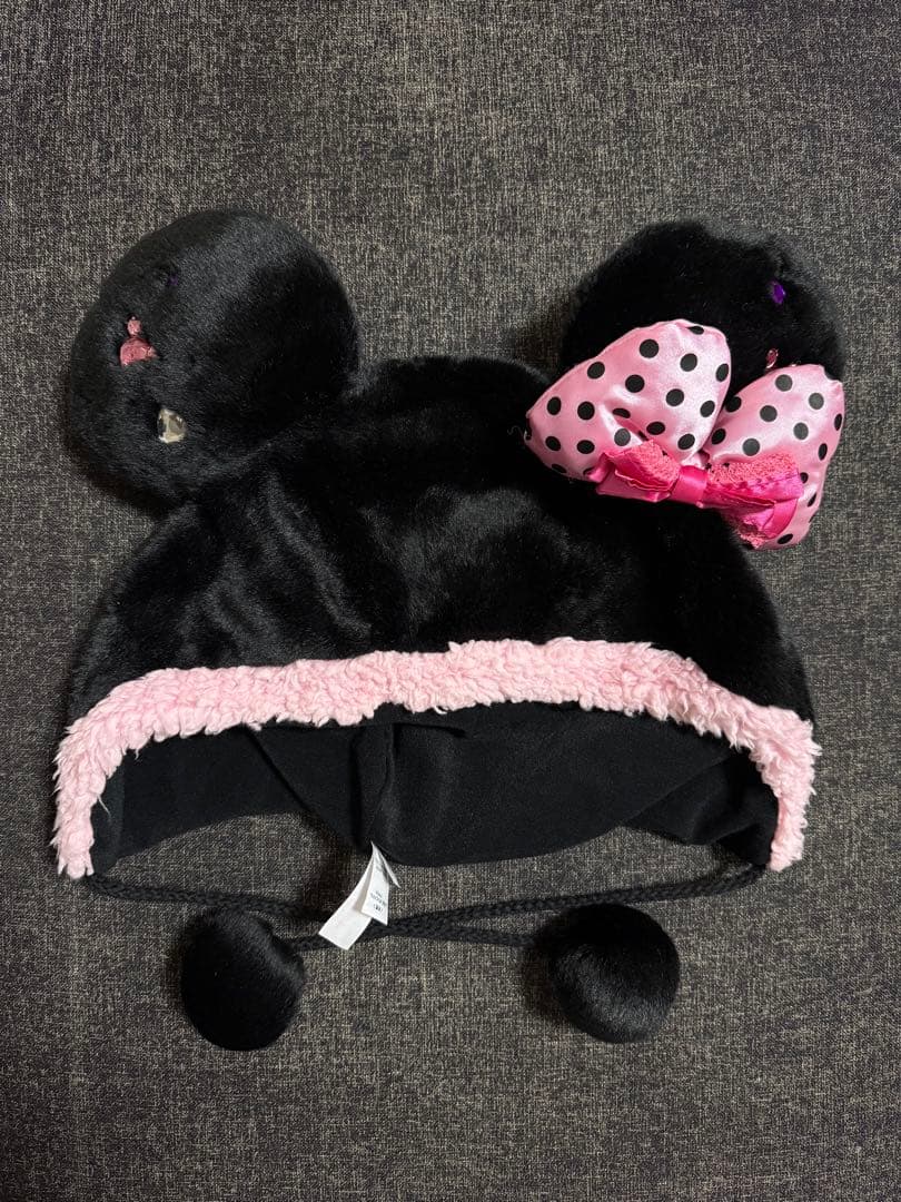 ディズニー ミニー ファンキャップ黒