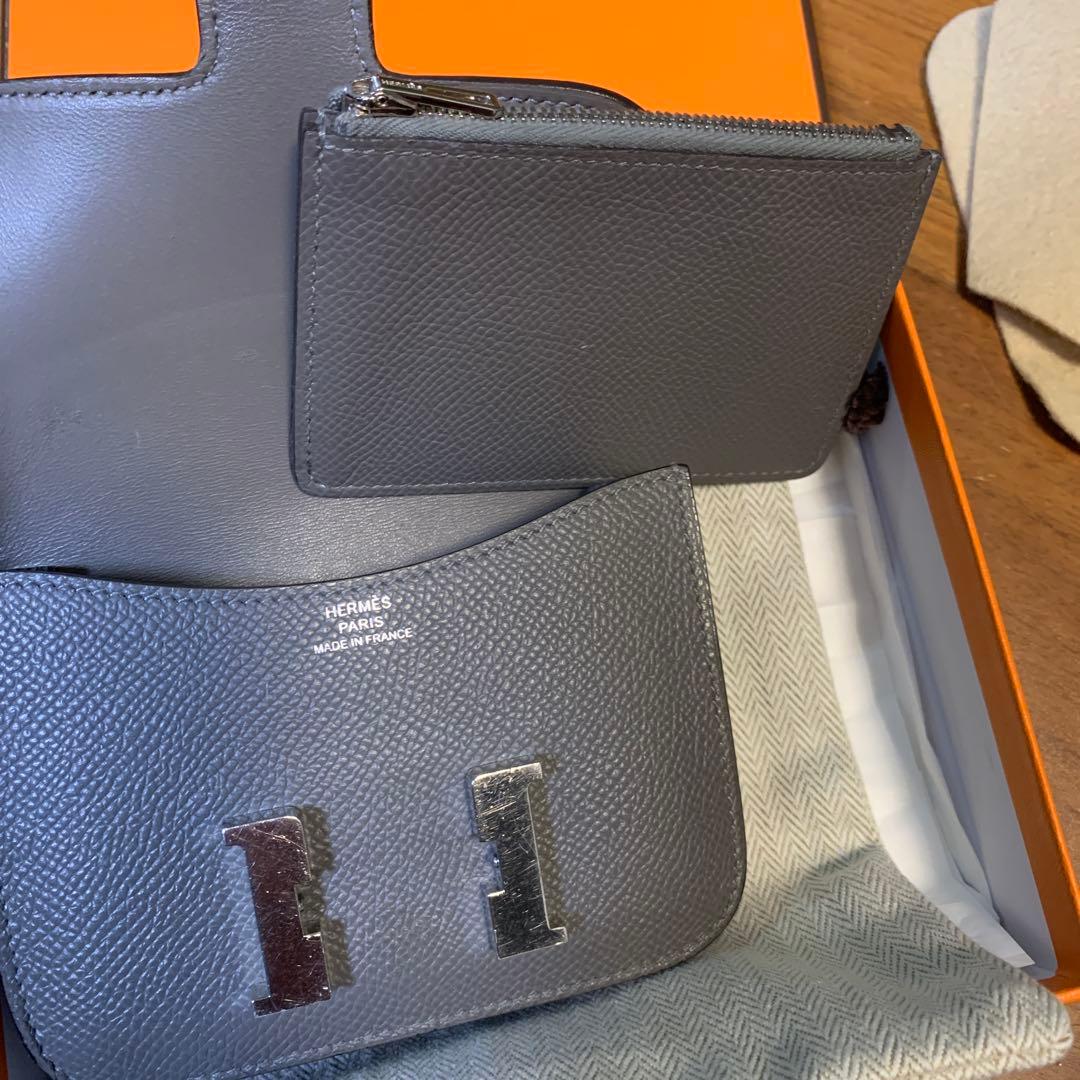 エルメス コンスタンス スリム エプソン SV金具 U刻印 グリメイヤー