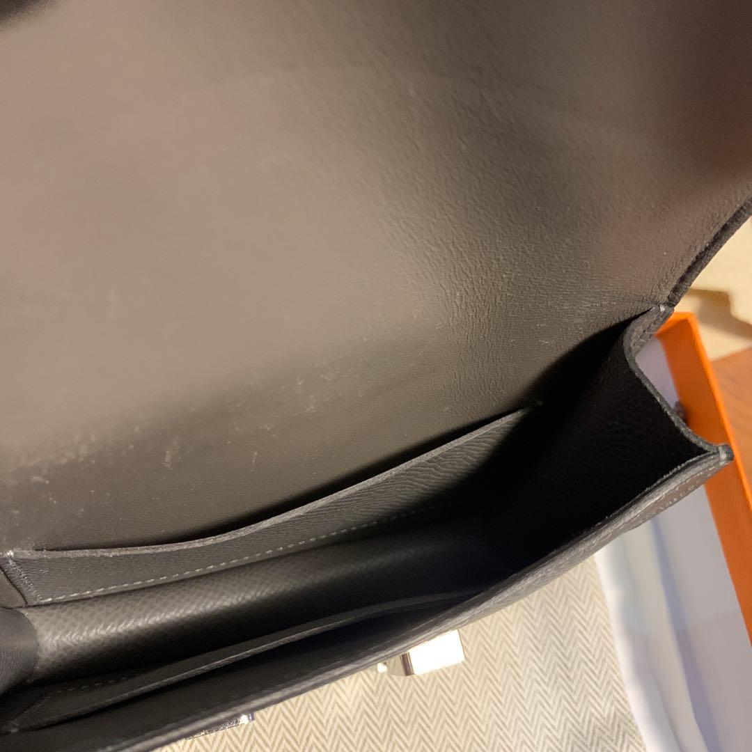 エルメス コンスタンス スリム エプソン SV金具 U刻印 グリメイヤー