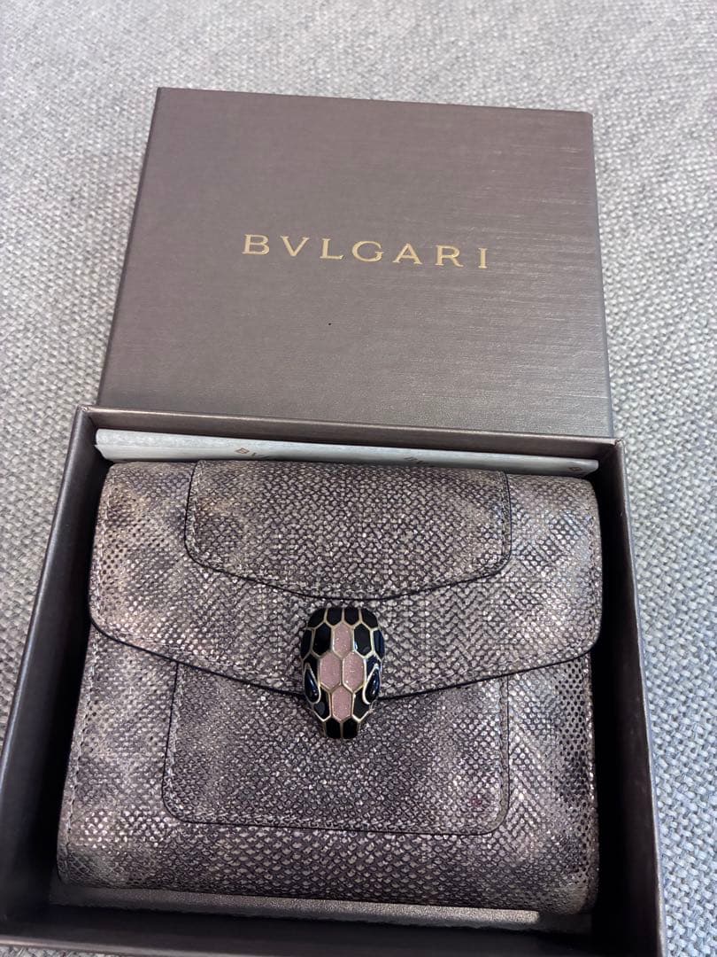 BVLGARI ブルガリセルペンティ フォーエバー 二つ折り財布