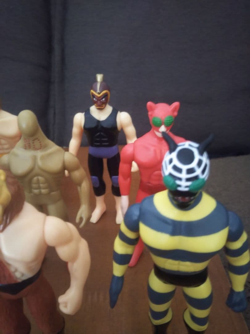希少　タイガーマスク　ソフビ　11体　セット売り（当時モノ）