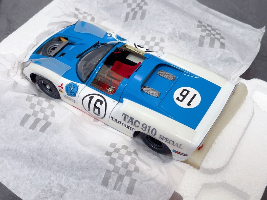 エグゾト 1/18 ポルシェ 910 日本GP #16 風戸裕/長谷川弘