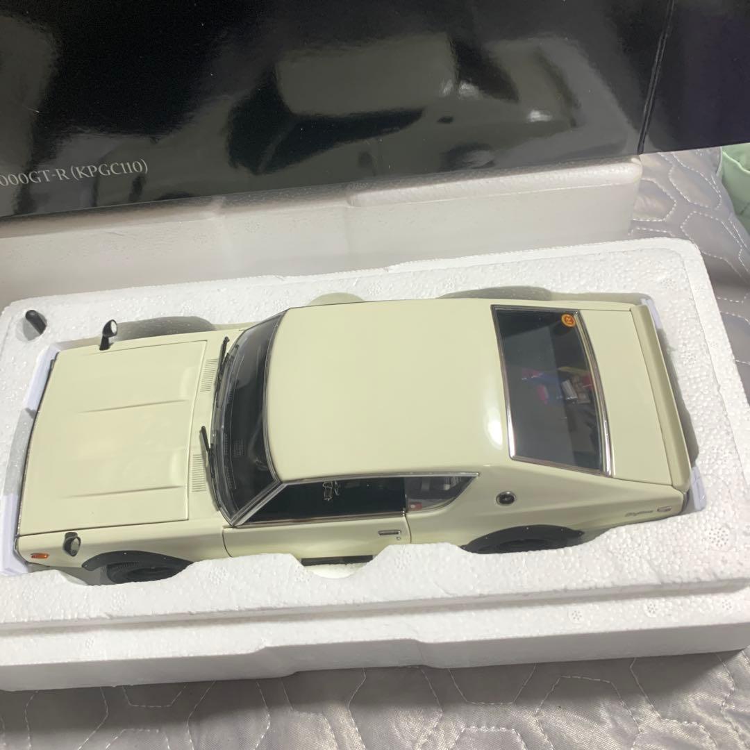新品未使用京商 箱付1/18ケンメリ2000GT-R (KPGC110)ミニカー