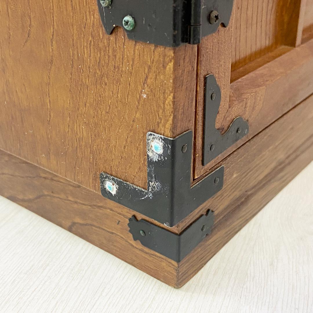 希少 箪笥 裁縫箱 木箱 からくり 隠しあり 古道具 和ダンス レトロ