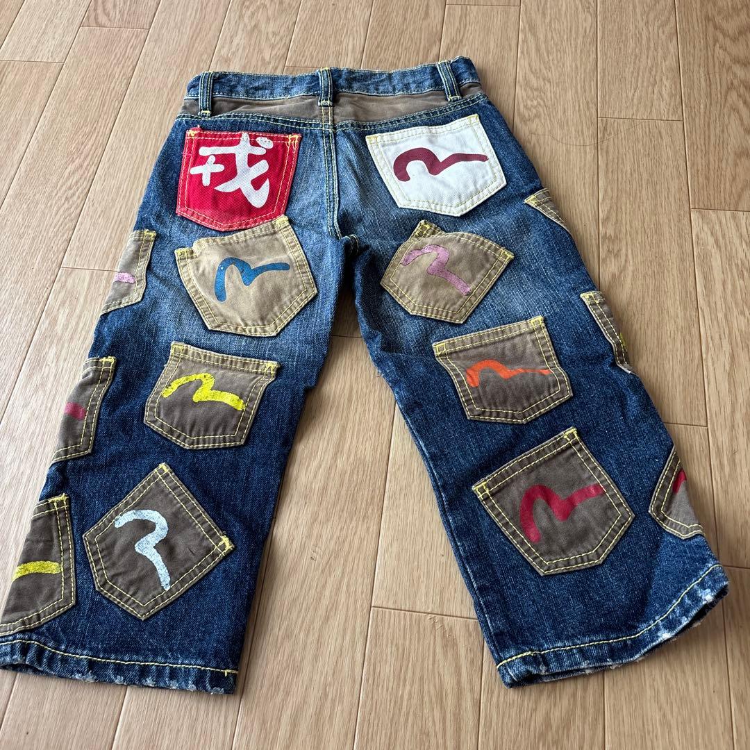 evisu エビス　キッズ　ジーンズ　メニーポケット