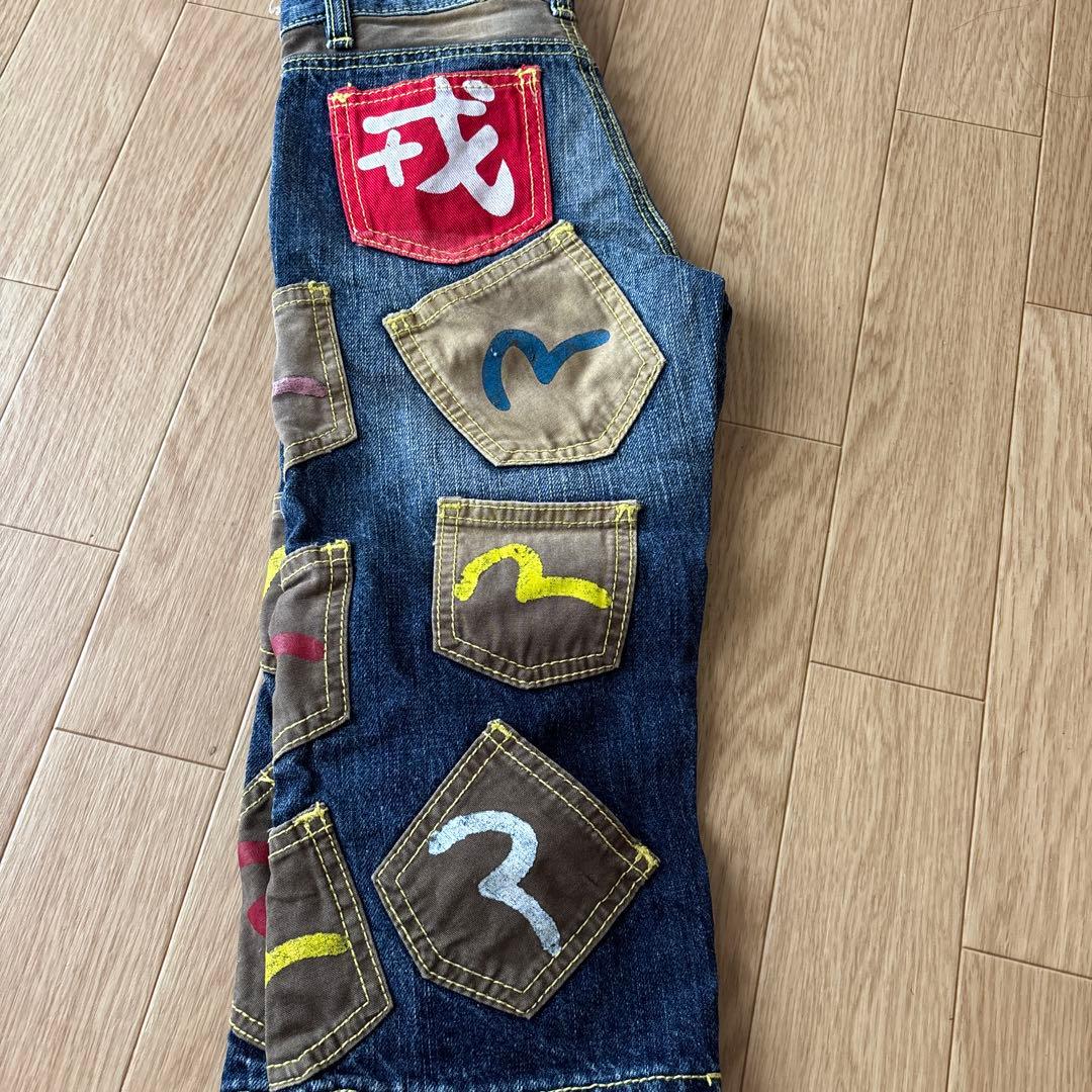 evisu エビス　キッズ　ジーンズ　メニーポケット