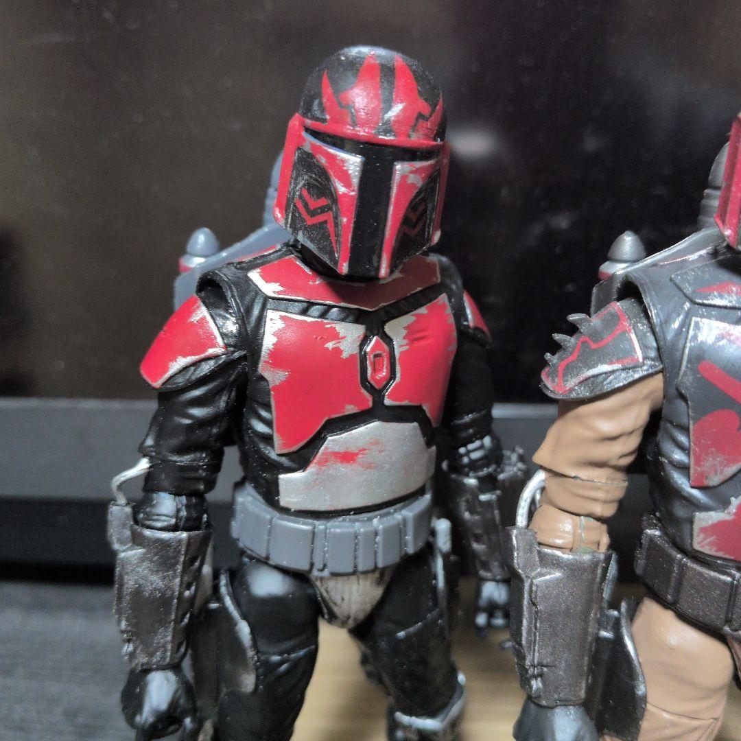 スターウォーズ　６インチ　マンダロリアン リペイント　カスタム　３体