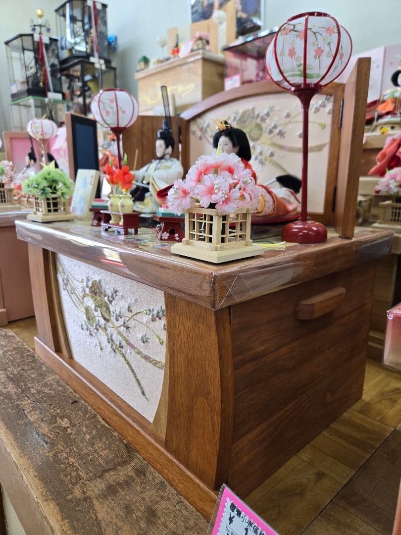 【展示品限り】雛人形 収納飾り　※閉店セール 　6