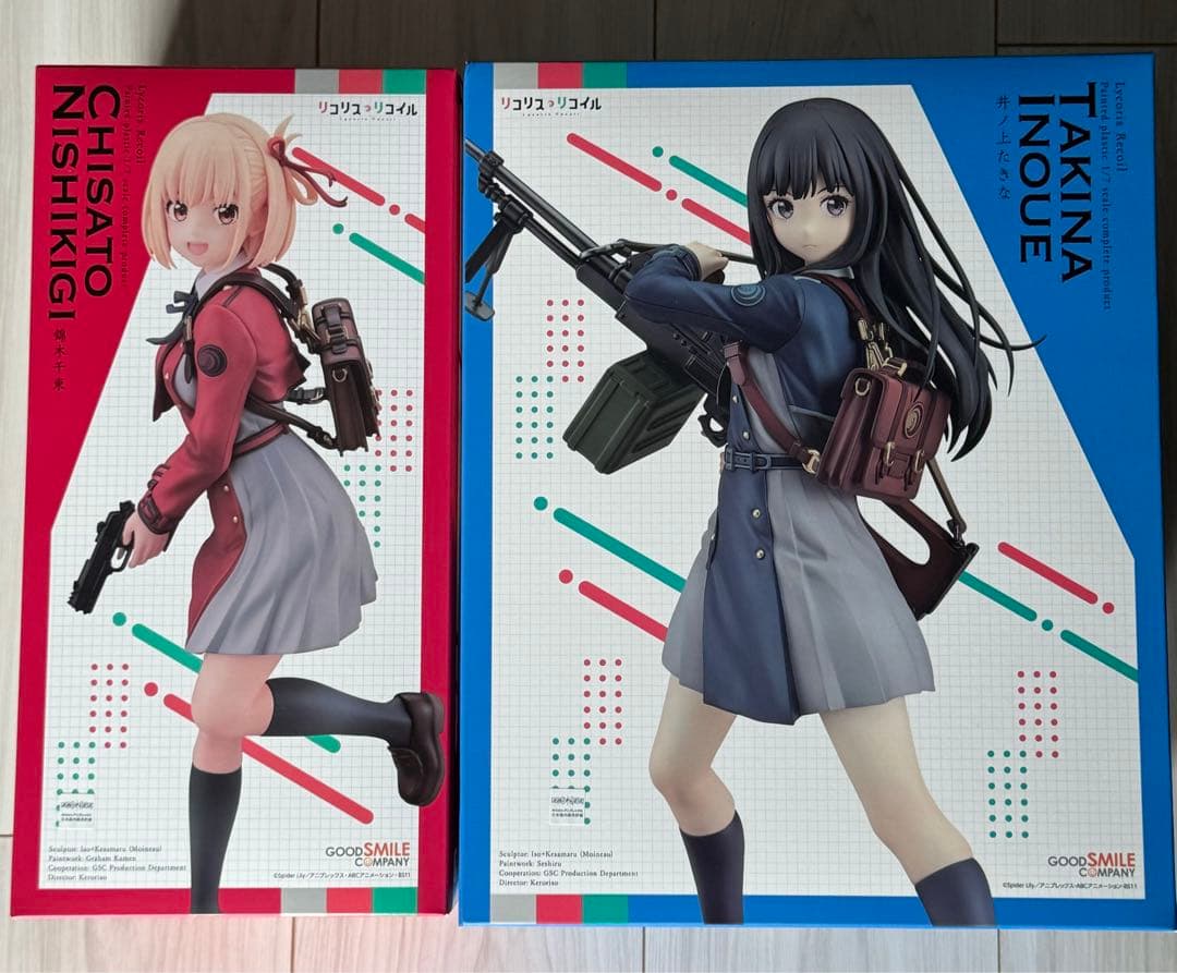 リコリコ　千束　たきな　セット　1/7スケール　フィギア