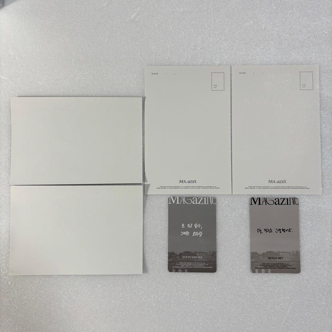 ASTRO ムンビン ユンサナ MAGAZINE 写真集 トレカ ②