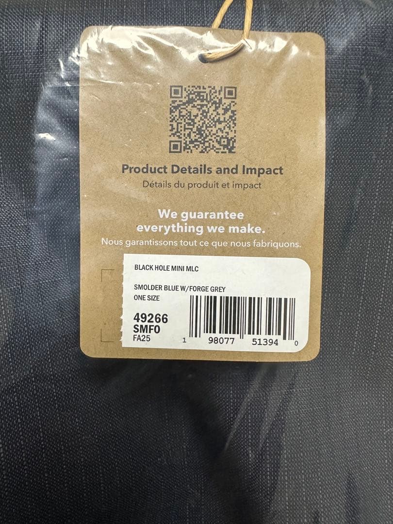 新品 パタゴニア SMFO ブラックホール ミニ MLC 30L 1泊 2泊