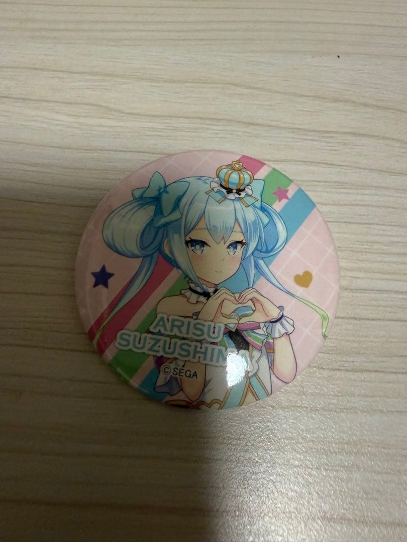 オンゲキ　珠洲島有栖　缶バッジ　6thライブ限定