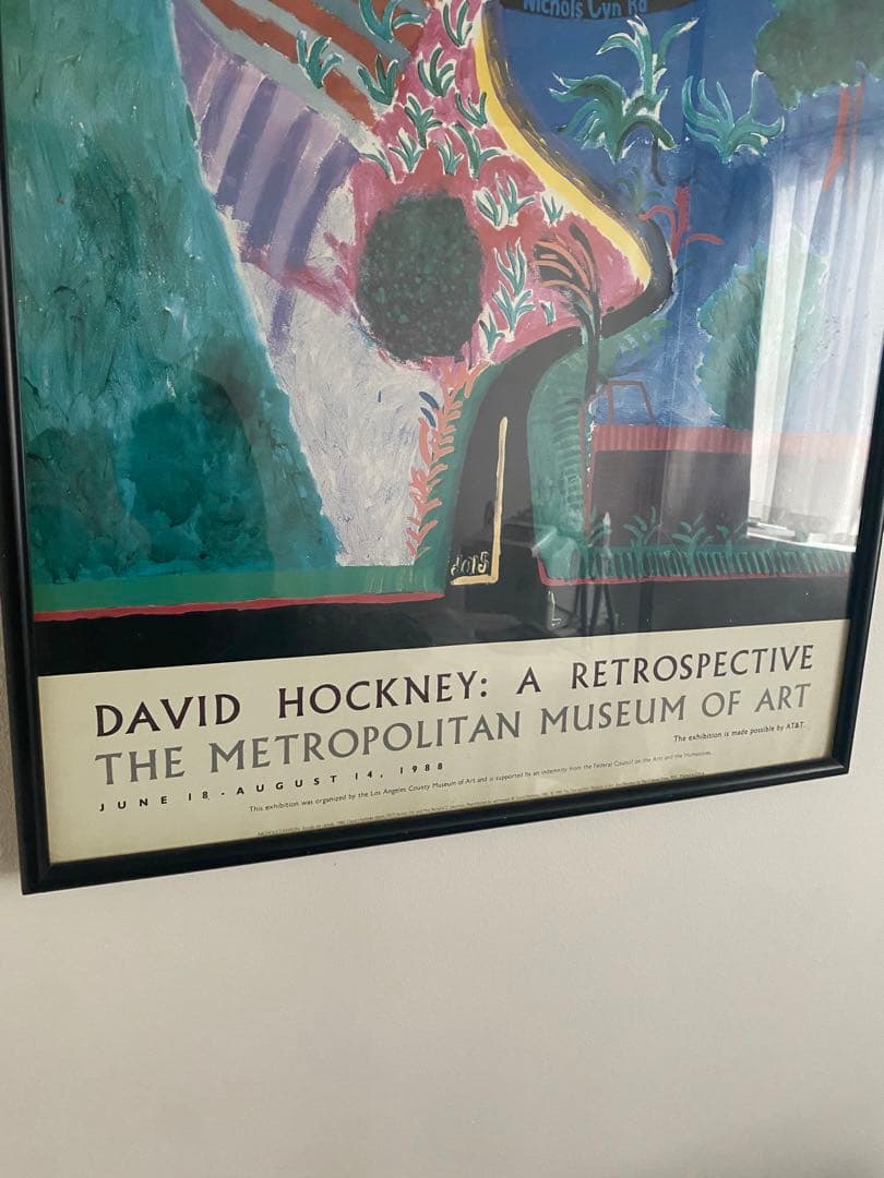 レア　David Hockney ポスター