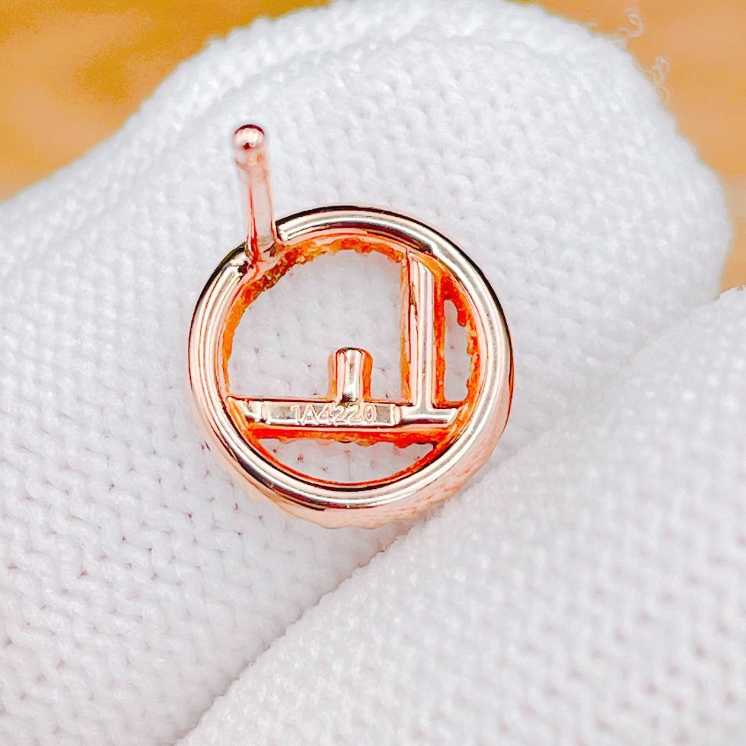 ◇フェンディ◇エフイズフェンディ ラインストーン ピアス ゴールド 1A4220