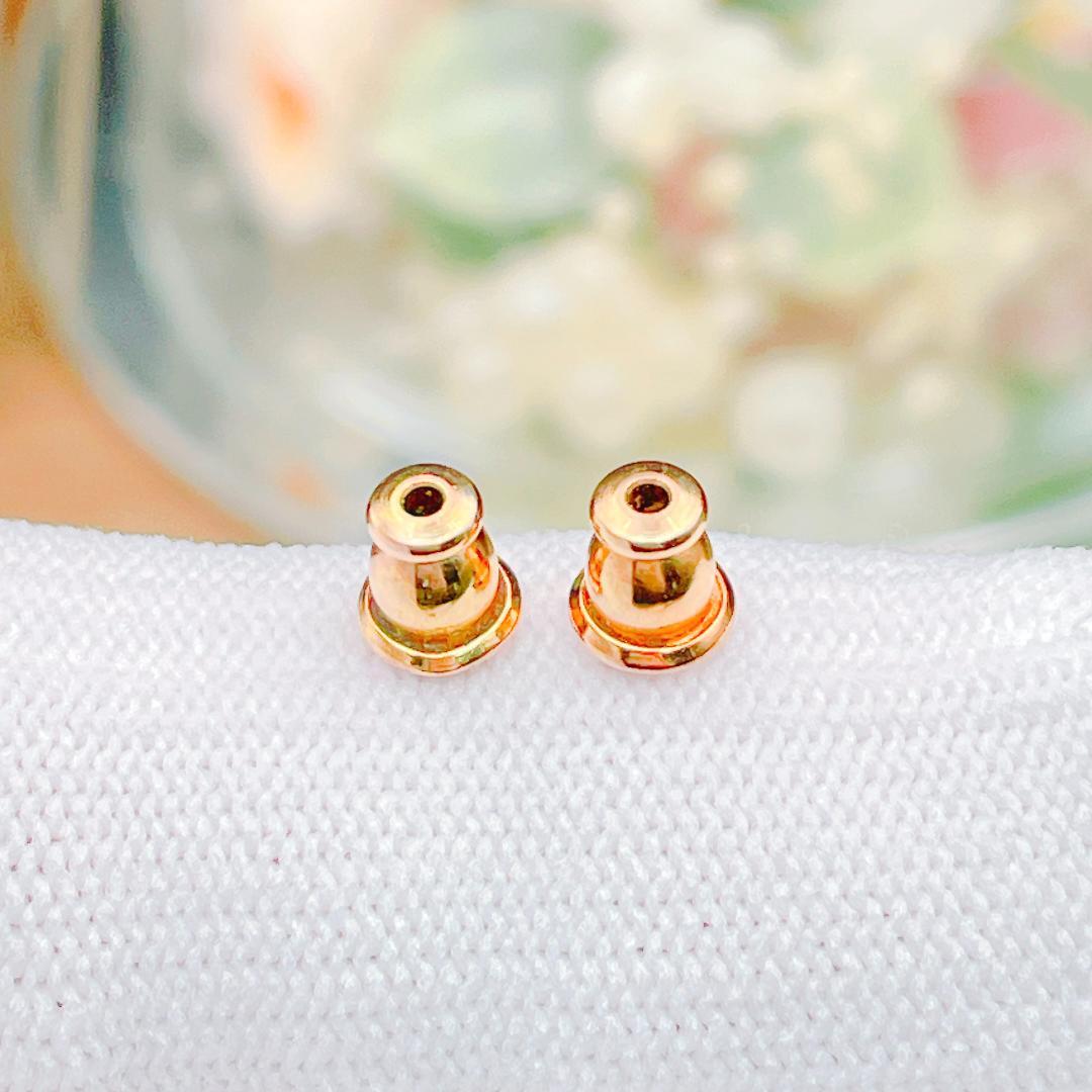 ◇フェンディ◇エフイズフェンディ ラインストーン ピアス ゴールド 1A4220