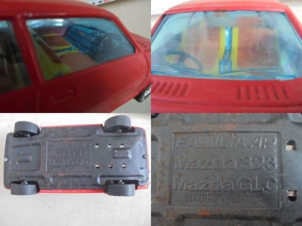 AKa6967　マツダ　ファミリア　FAMILIA　AP　ブリキ　おもちゃ当時物