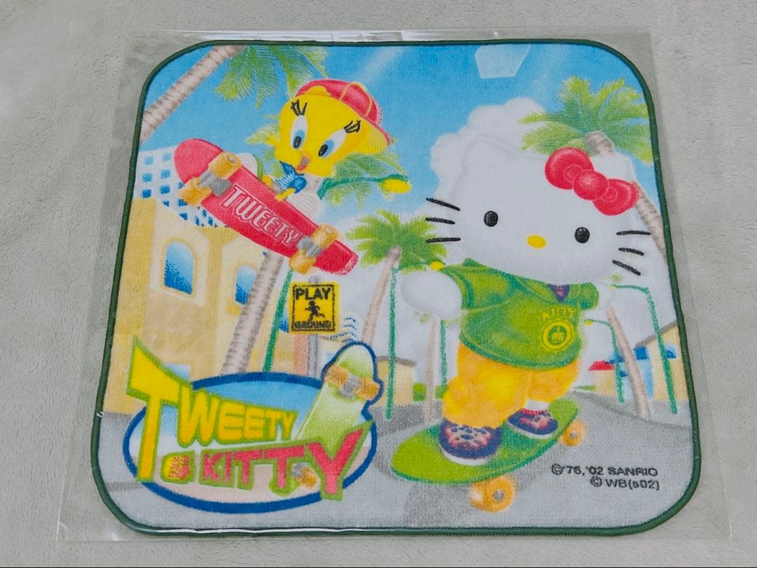 ハローキティ トゥイーティー プチタオル 2002