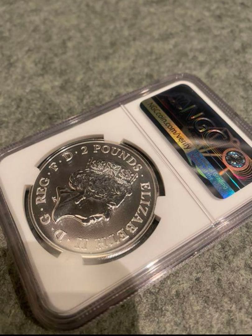 2021年　エルトンジョン　銀貨　NGC MS69 ファーストリリース