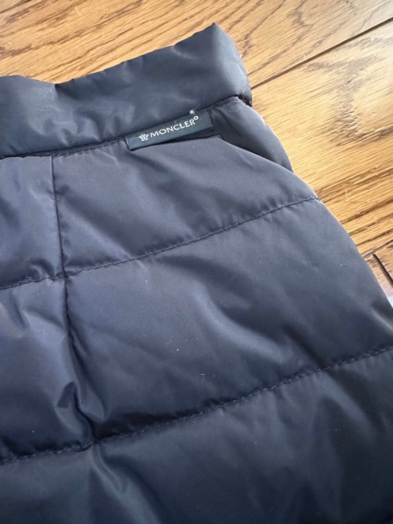 モンクレールキルティングダウンスカート ブラック