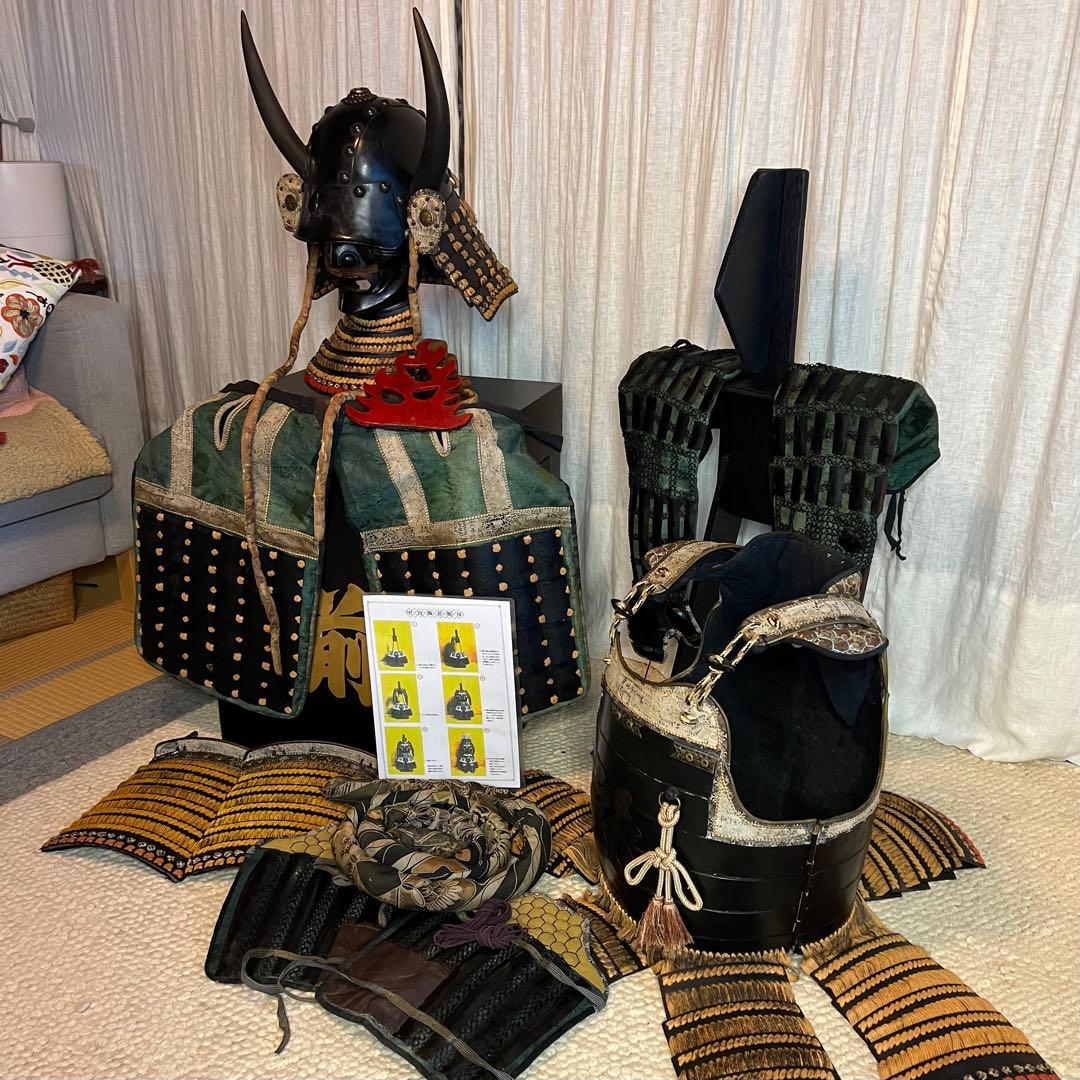 『連休お値引き』江戸後期【本多家ゆかり 鎧】日本甲冑【等身大】鎧 一式