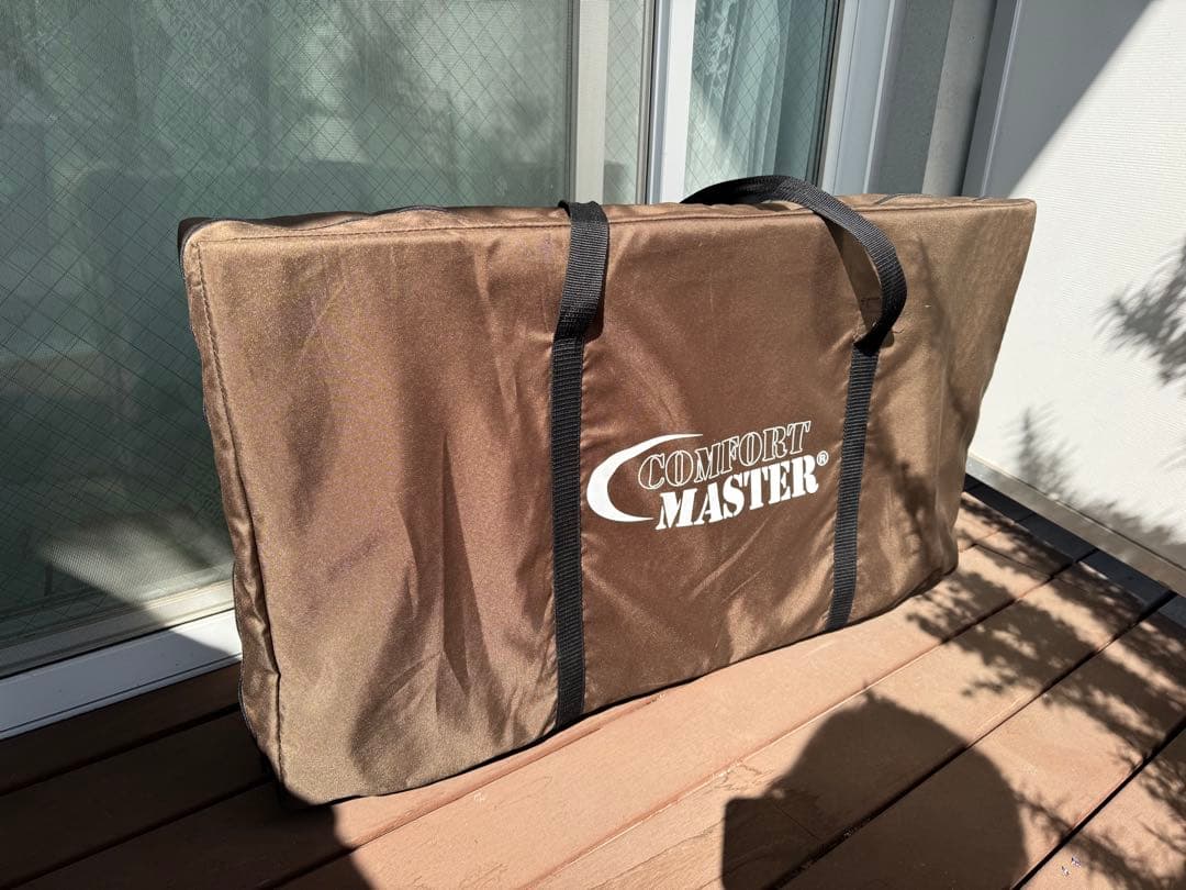 【使用少・廃盤】コールマン　コンフォートマスター　バンブーオーバルテーブル85