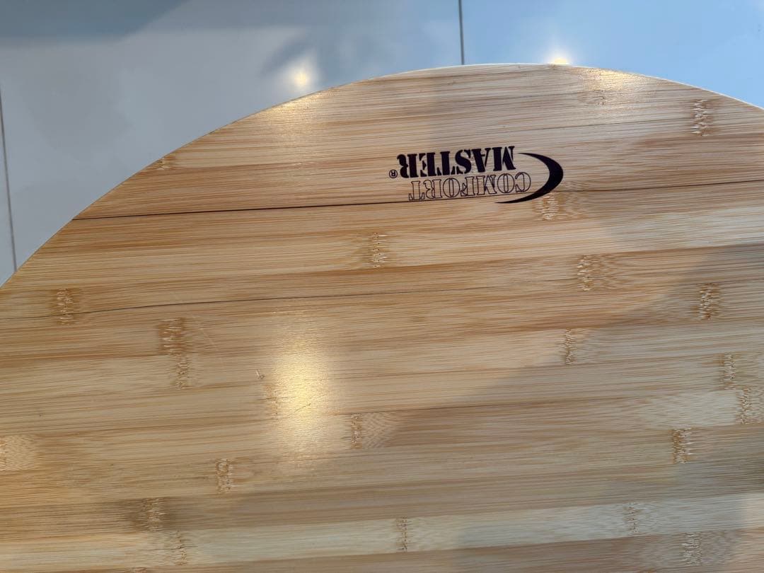 【使用少・廃盤】コールマン　コンフォートマスター　バンブーオーバルテーブル85