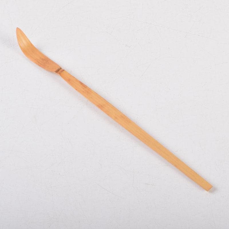 茶道具　茶杓　銘「八千代」　前大徳 横井明堂書付　共筒共箱　V　8763