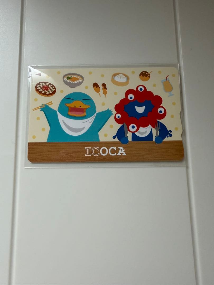 大阪•関西万博 JR西日本ミャクミャク合皮パスケース　ICOCAセット