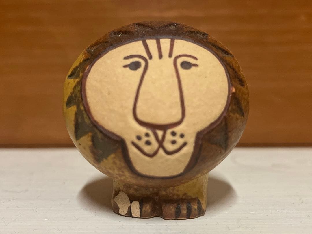 【希少】Lisa Larson リサ・ラーソン　ライオン　キツネ　置物　オブジェ