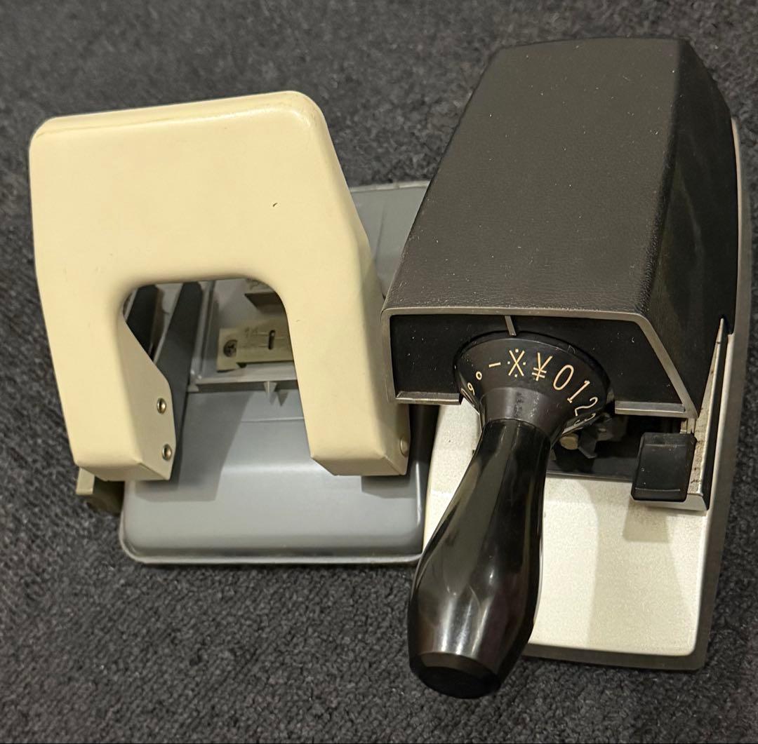 チェックライター 穴あけパンチ2穴 セット