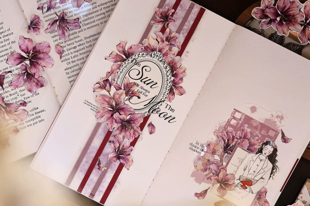 ⭐️SALE⭐️小白家文創《紫荆花》海外マスキングテープ　マステ 【2511】