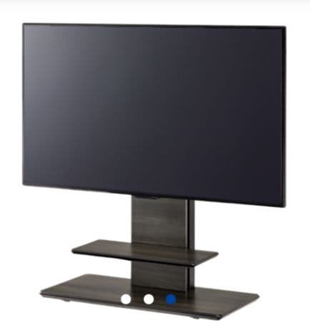 【美品】ハヤミ工産～77V型対応 自立テレビスタンドKF-970