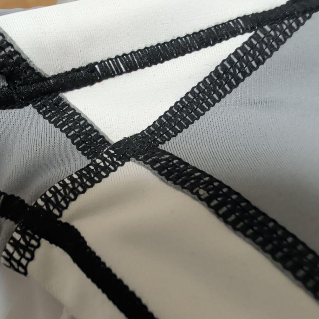 Mizuno 競泳水着 グレー/ホワイト