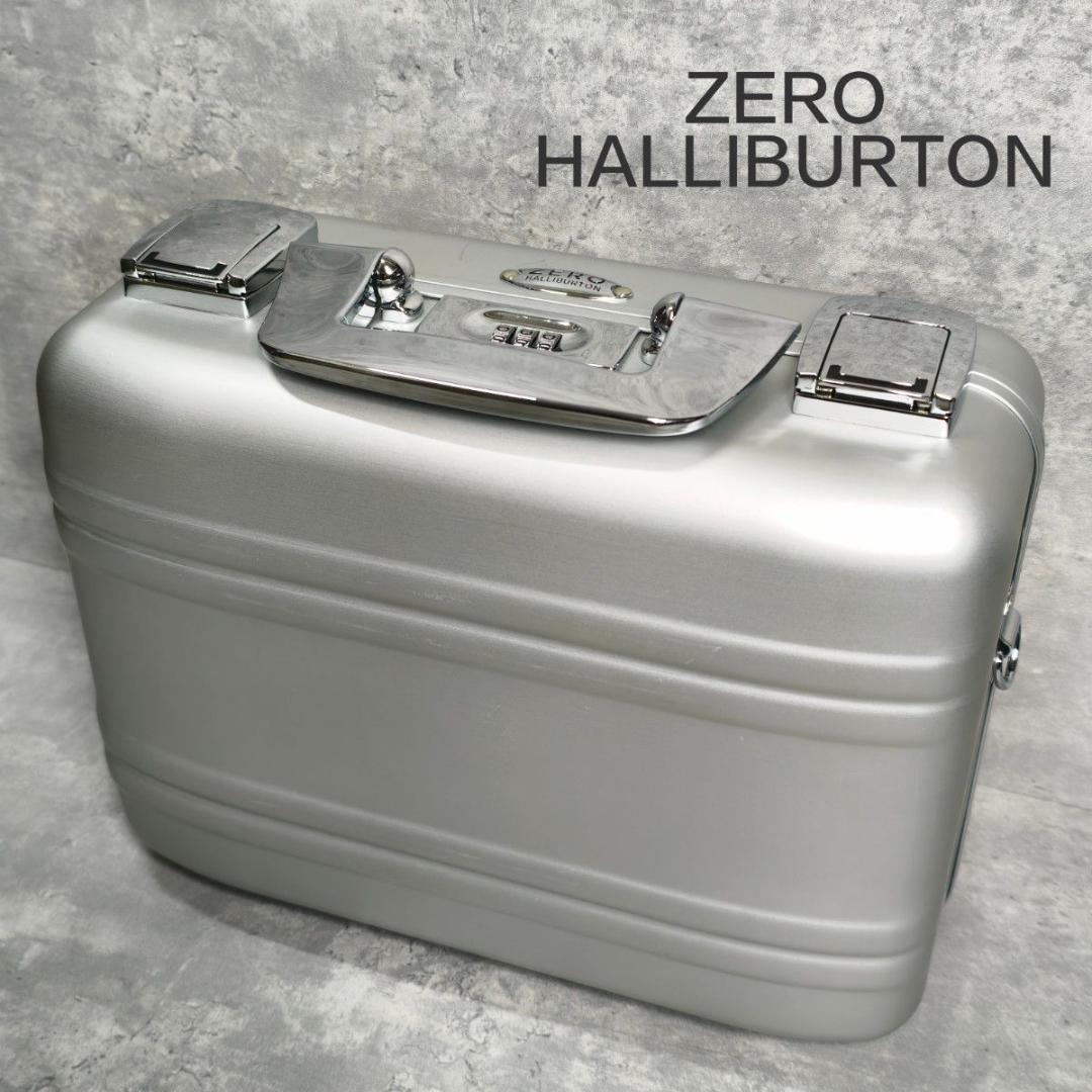 【美品】ゼロハリバートン ミニアタッシュケース カメラケース シルバー