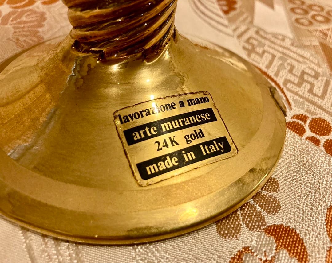 ベネチアングラス ムラーノグラス ムラーノ イタリア 24金 24ｋ