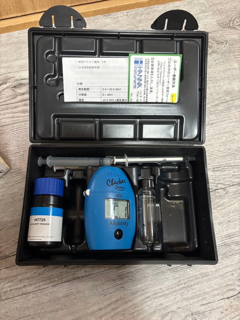HANNA HI772 海水アルカリ度　KH測定