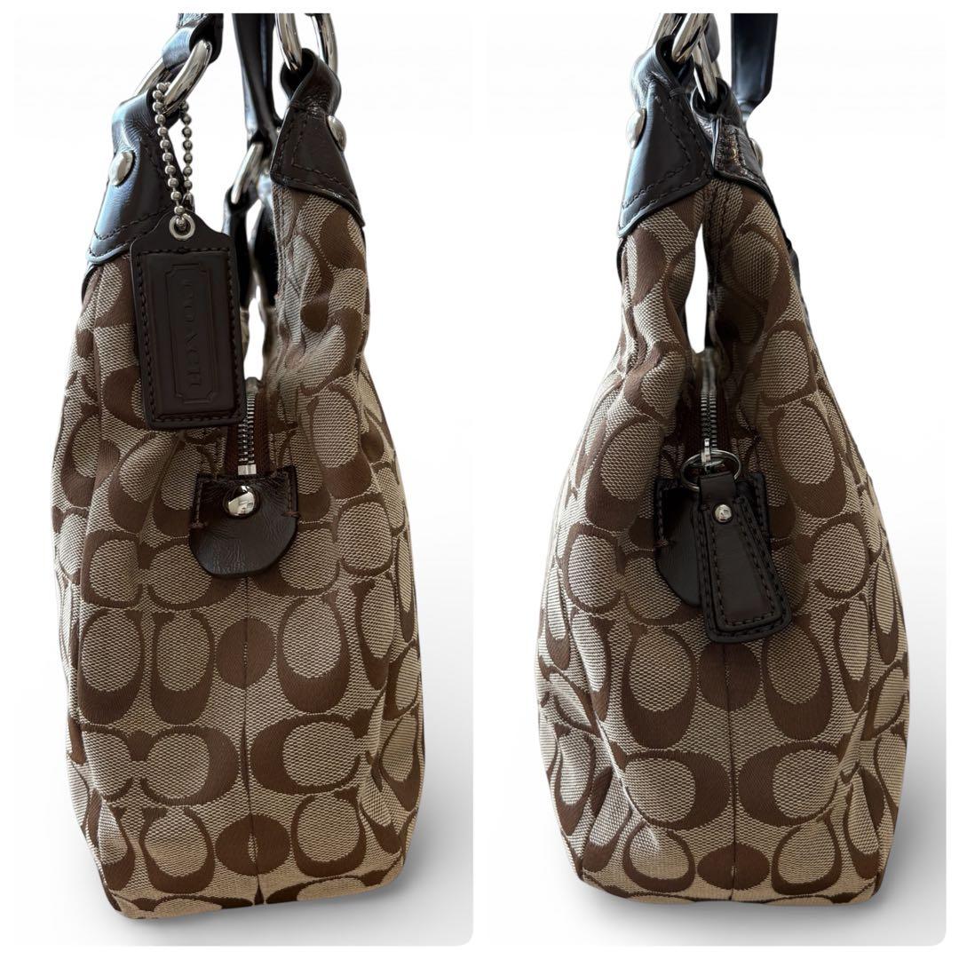 未使用に近い　Coach　ショルダーバッグ　ソーホー　シグネチャー　F17094