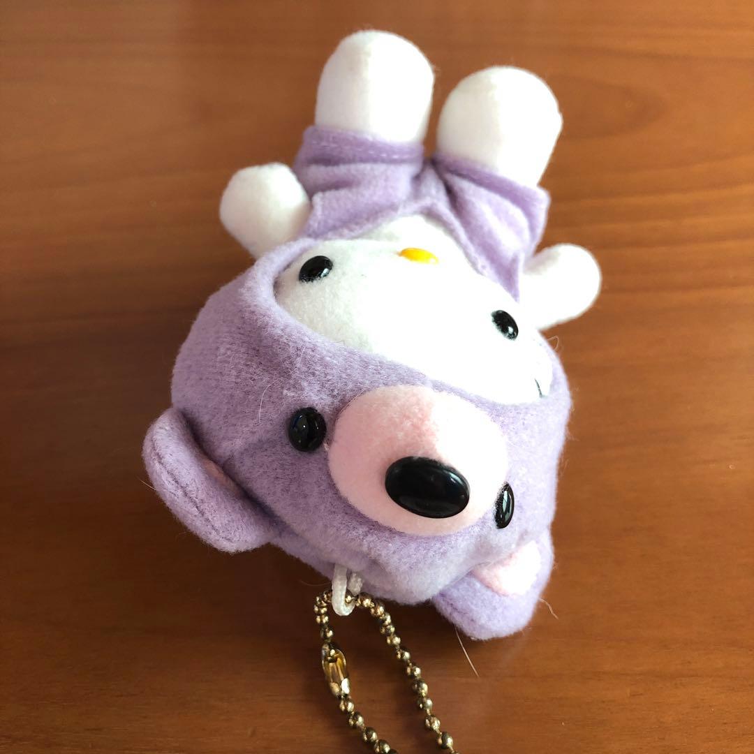 ぬいぐるみキーホルダー　キティちゃん（２００２開運　ラベンダー）【２個セット】