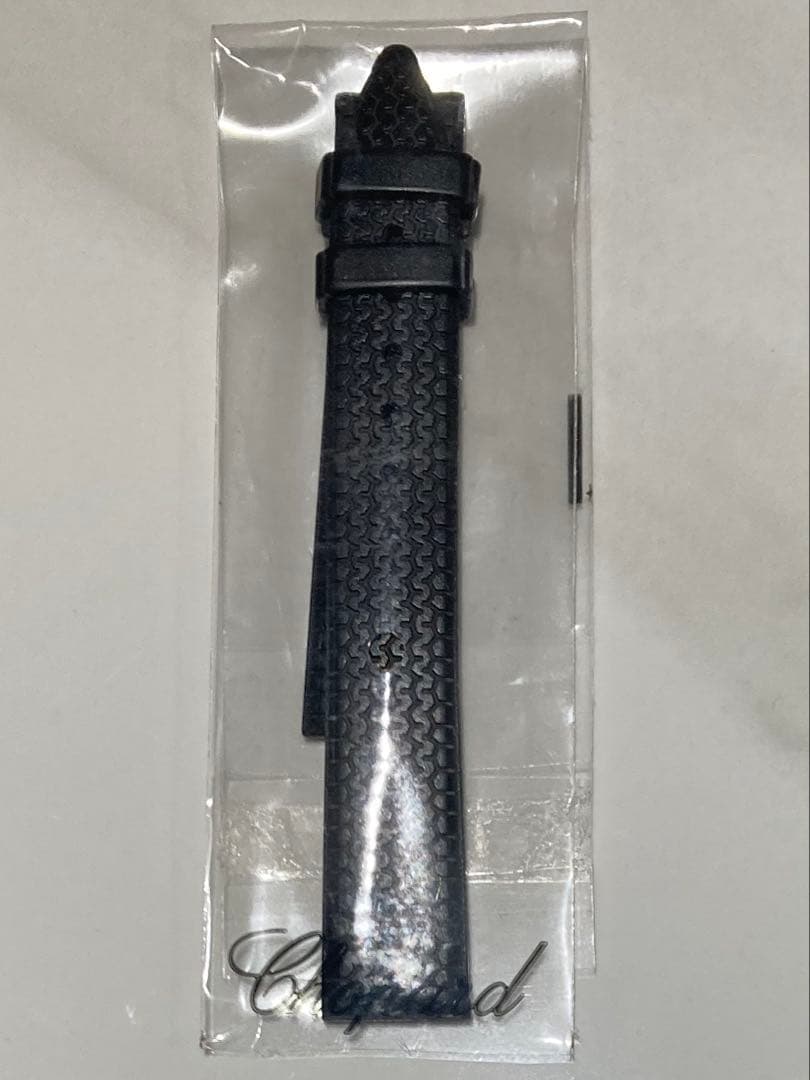 未使用　ショパール　メンズ腕時計ベルト　ラバー　ブラック