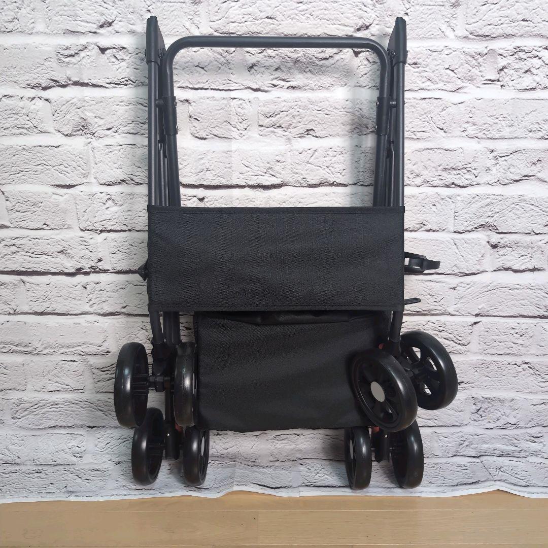 ペットカート ペットバギー 分離型 取り外し可 耐荷重20㎏ 多頭小型犬&猫 黒