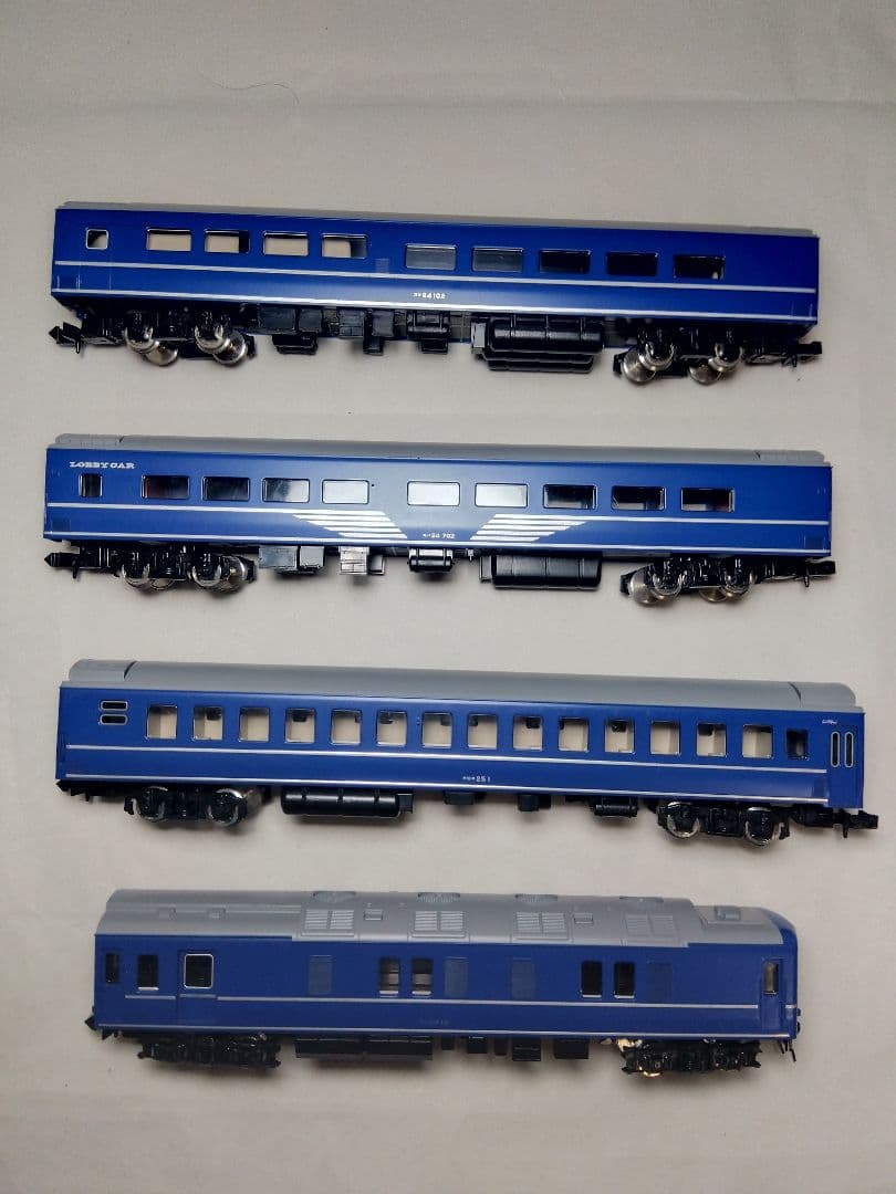 A*a様 TOMIX 24系25形特急寝台客車 単品7両セット（旧製品）